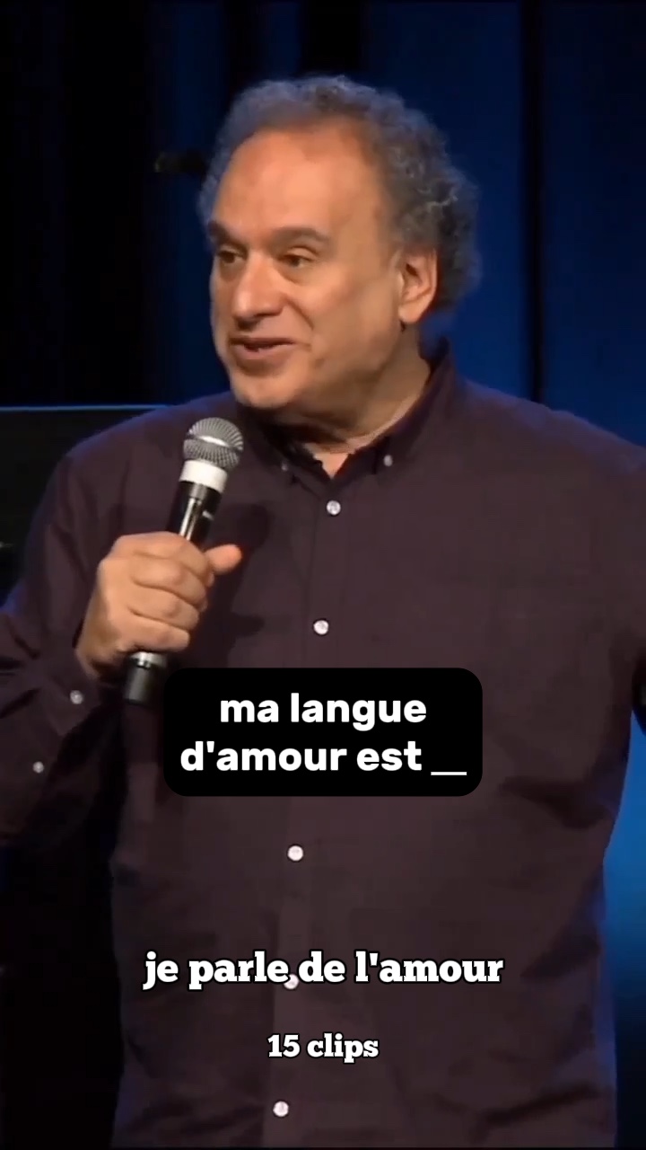 je parle de l'amour