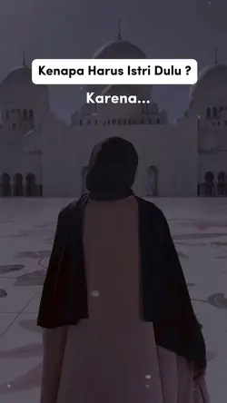 Harus istri dulu