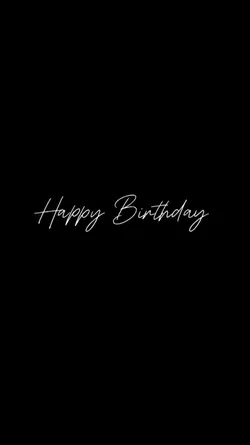 Happy Birthday