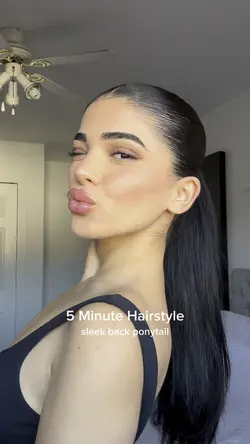 Sleek Back Ponytail