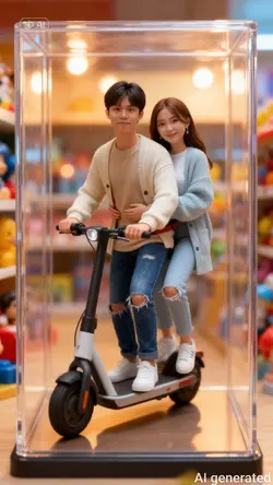 Miniatur 3D couple