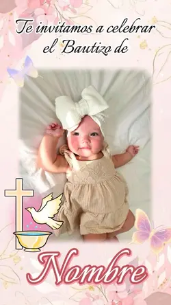 Bautizo invitación 