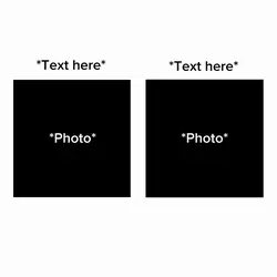 Two photo Two text
