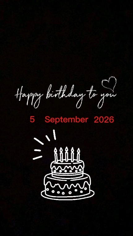 happy birthday 