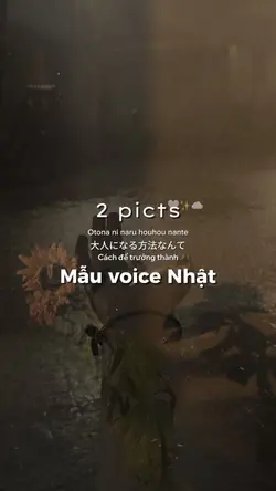 Mẫu voice Nhật