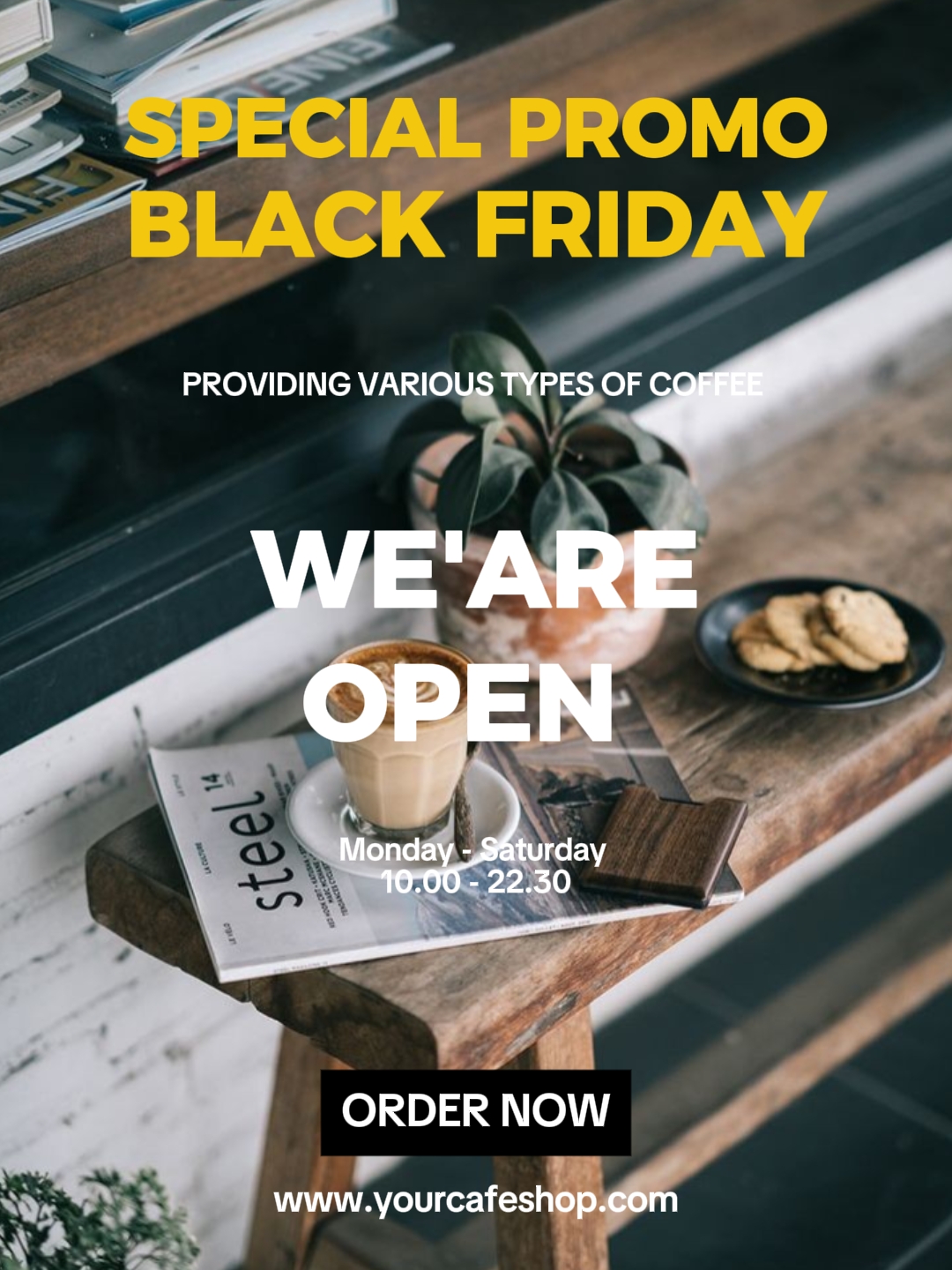 Promoción de la cafetería