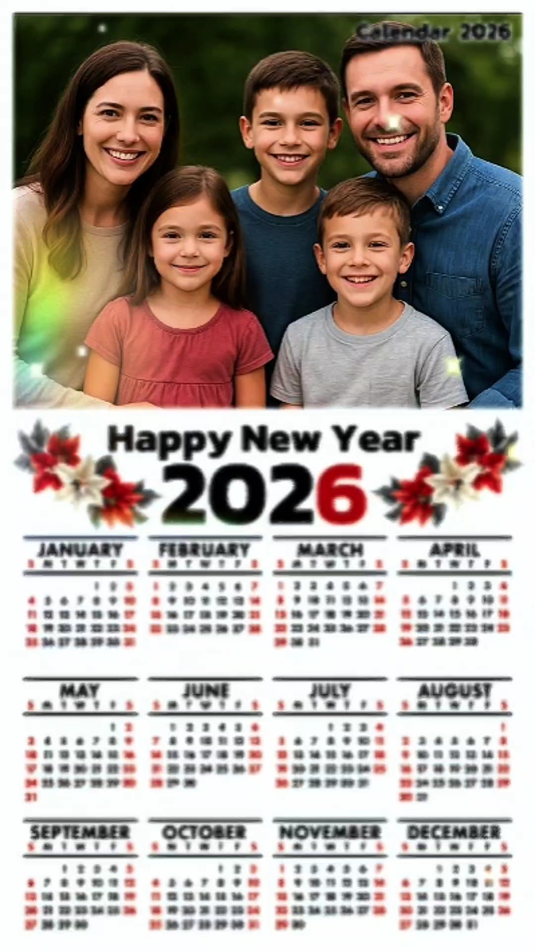 Calendário 2026 l