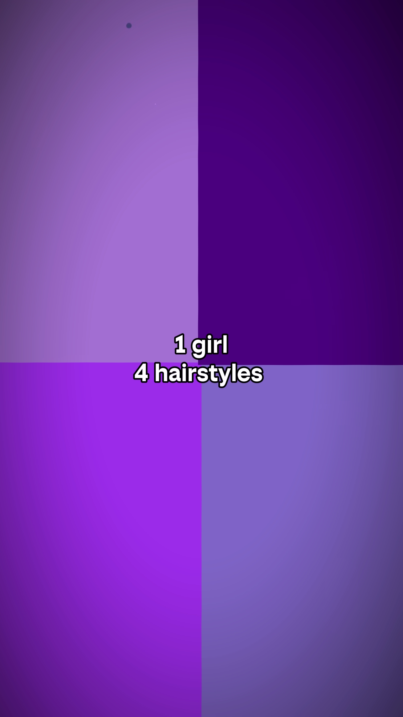 1 CHICA 4 PEINADOS 