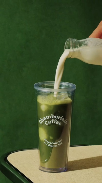 making a drink