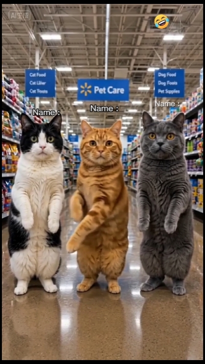 Tendance du chat dansant. 