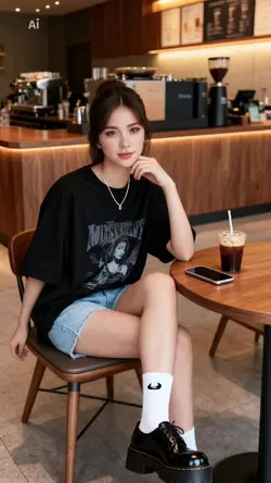 Cafe photoshoot