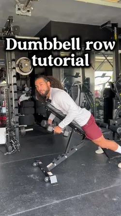 Dumbbell row