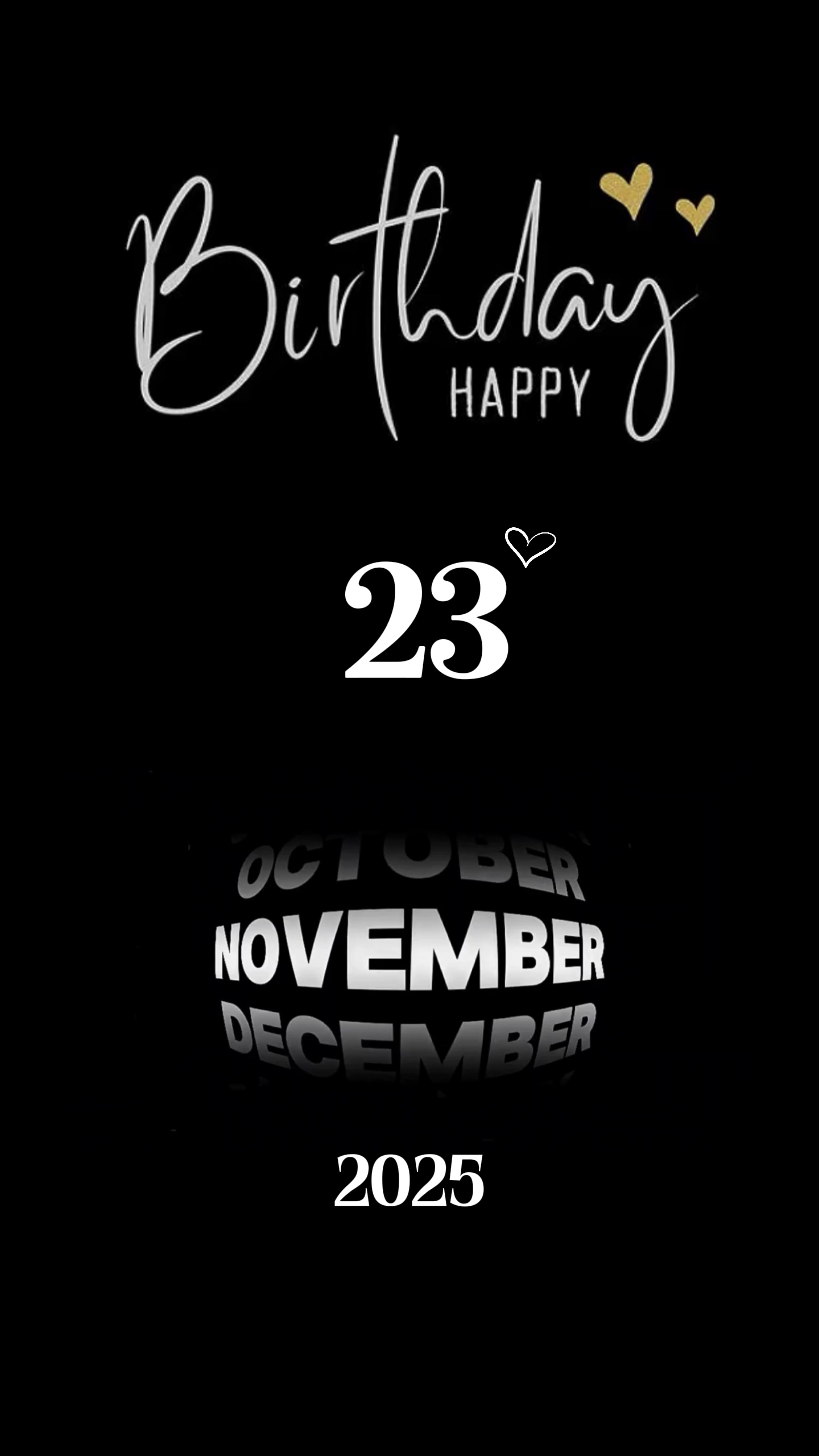 Geburtstag 23. November