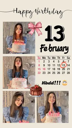 hbd 13 February