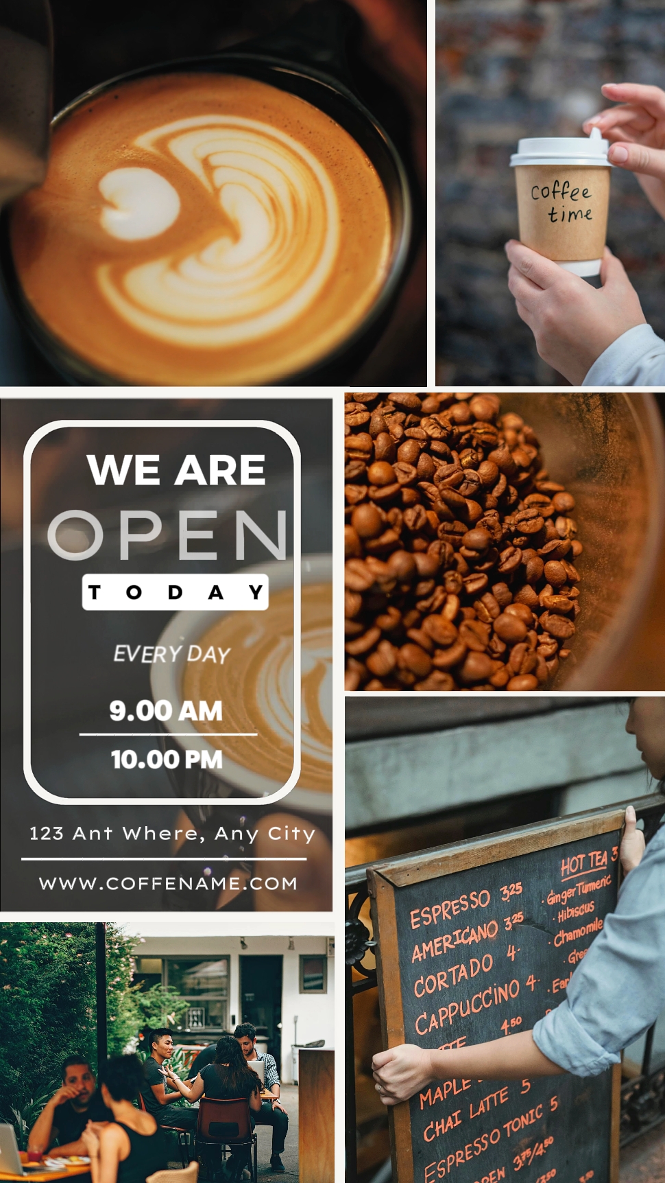 WERE OPEN COFFE SHOP