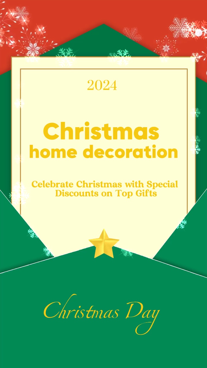 C2B Dekorasi Rumah Natal Template Merah