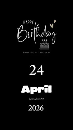 birthday 24april 