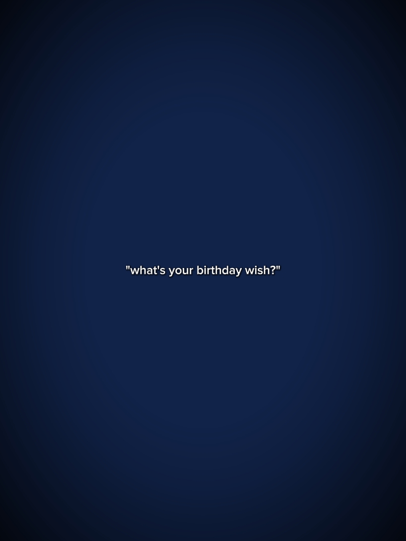 Souhait d'anniversaire