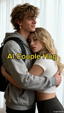 AI Couple Hug