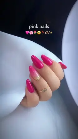 Pink nails