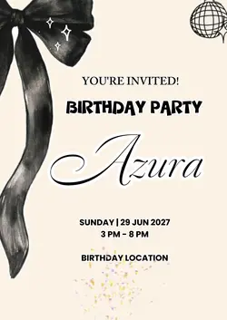 Ribbon Birthday