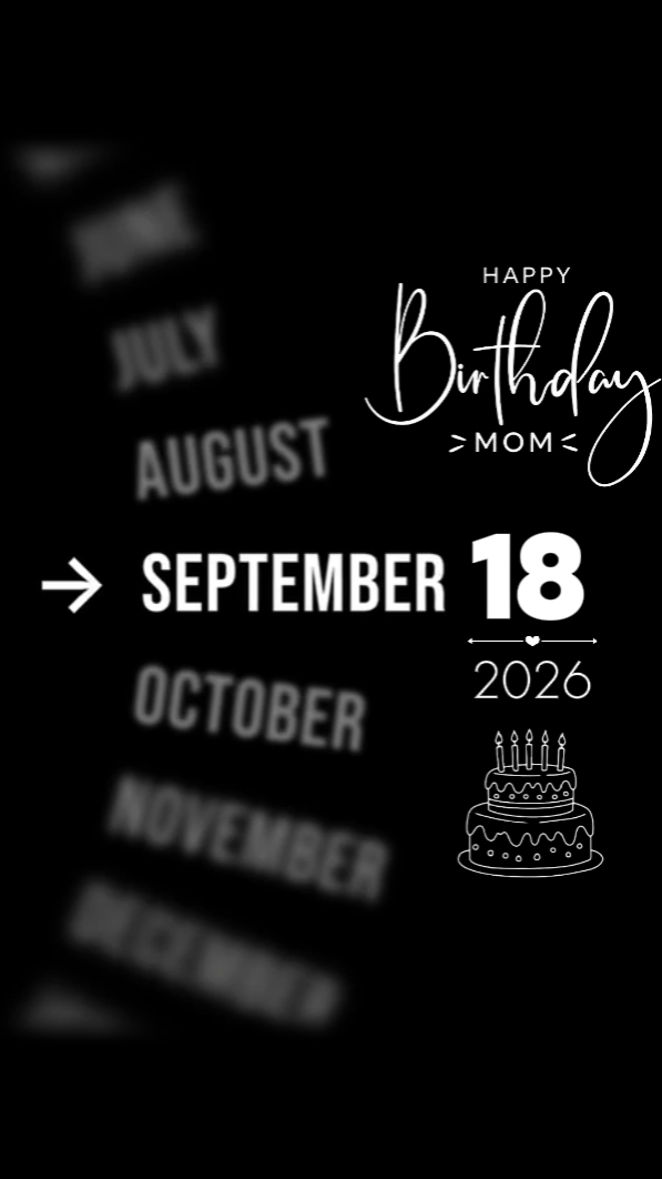 CUMPLEAÑOS MAMÁ 18 DE SEPTIEMBRE