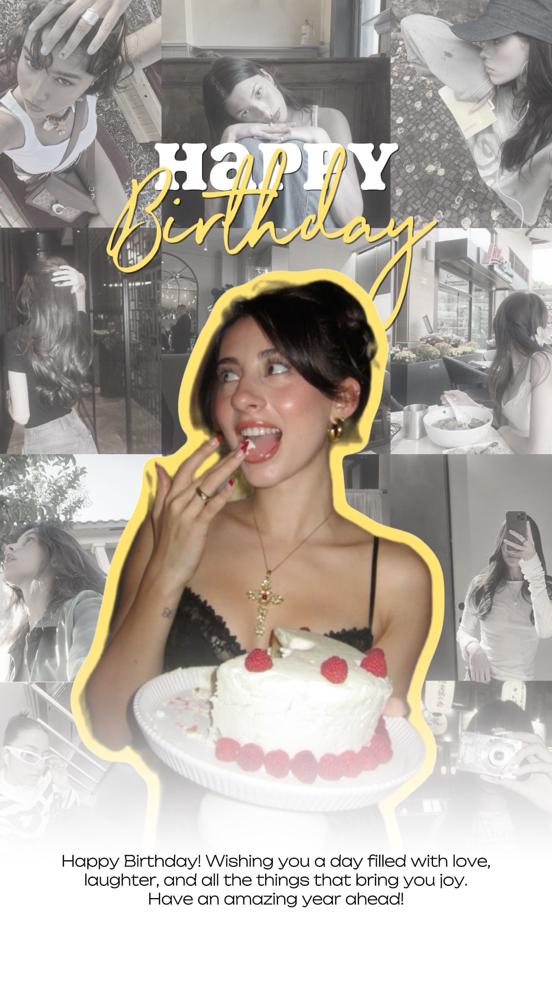 birthday collage