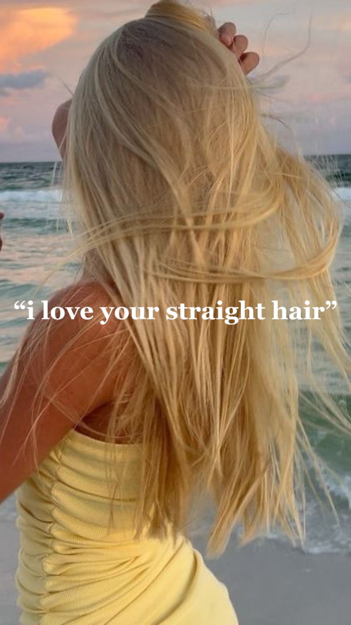 glattes Haar