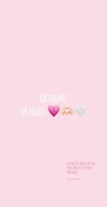 Dein Name deine Nägel 