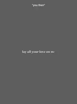 lay all your love