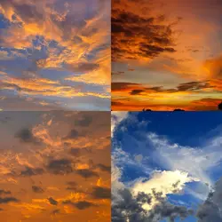 pemandangan langit 