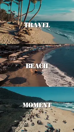 travel beach moment
