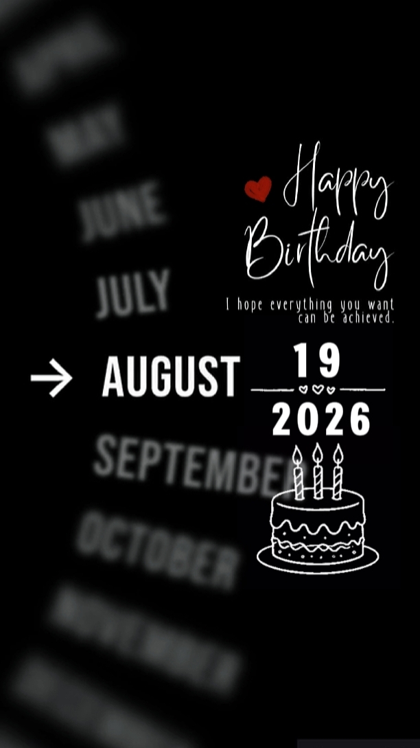 HBD HUSBAND 19 AUGUS
