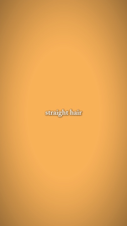 Glattes Haar