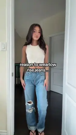 low rise jeans