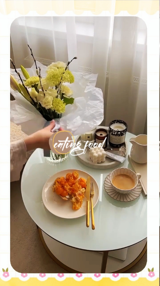 eating food 