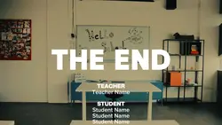 End of school

