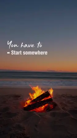 You have to... 