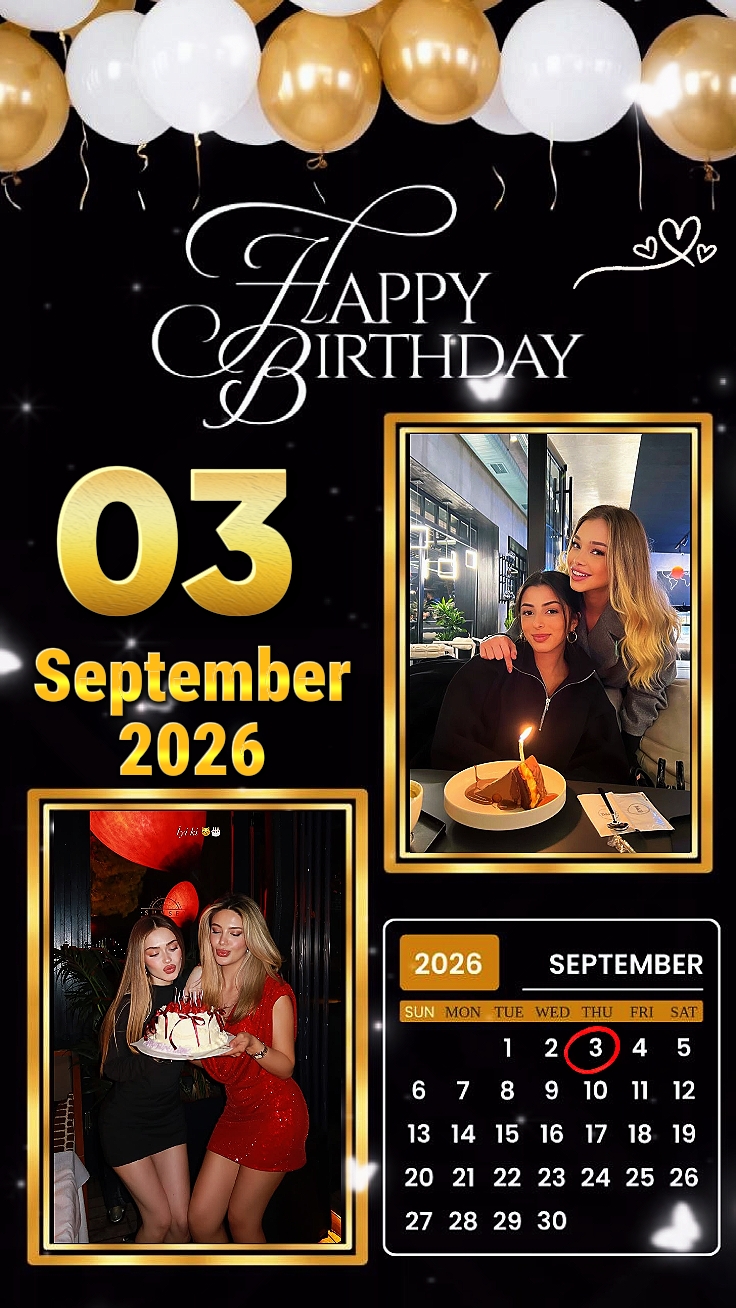 HBD 03 de setembro de 2026