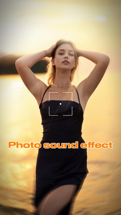 Camera sound effect 