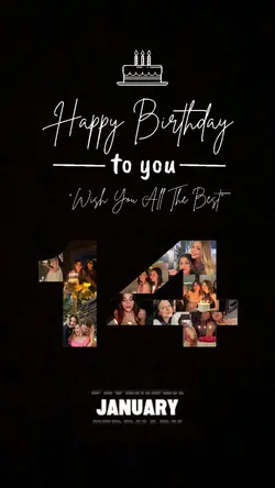 BIRTHDAY 14 JANUARY 
