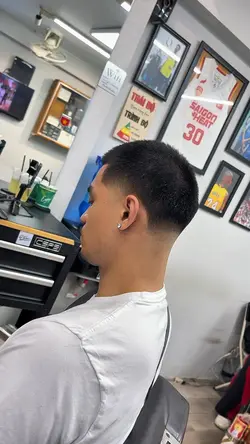 Buzzcut taper fade