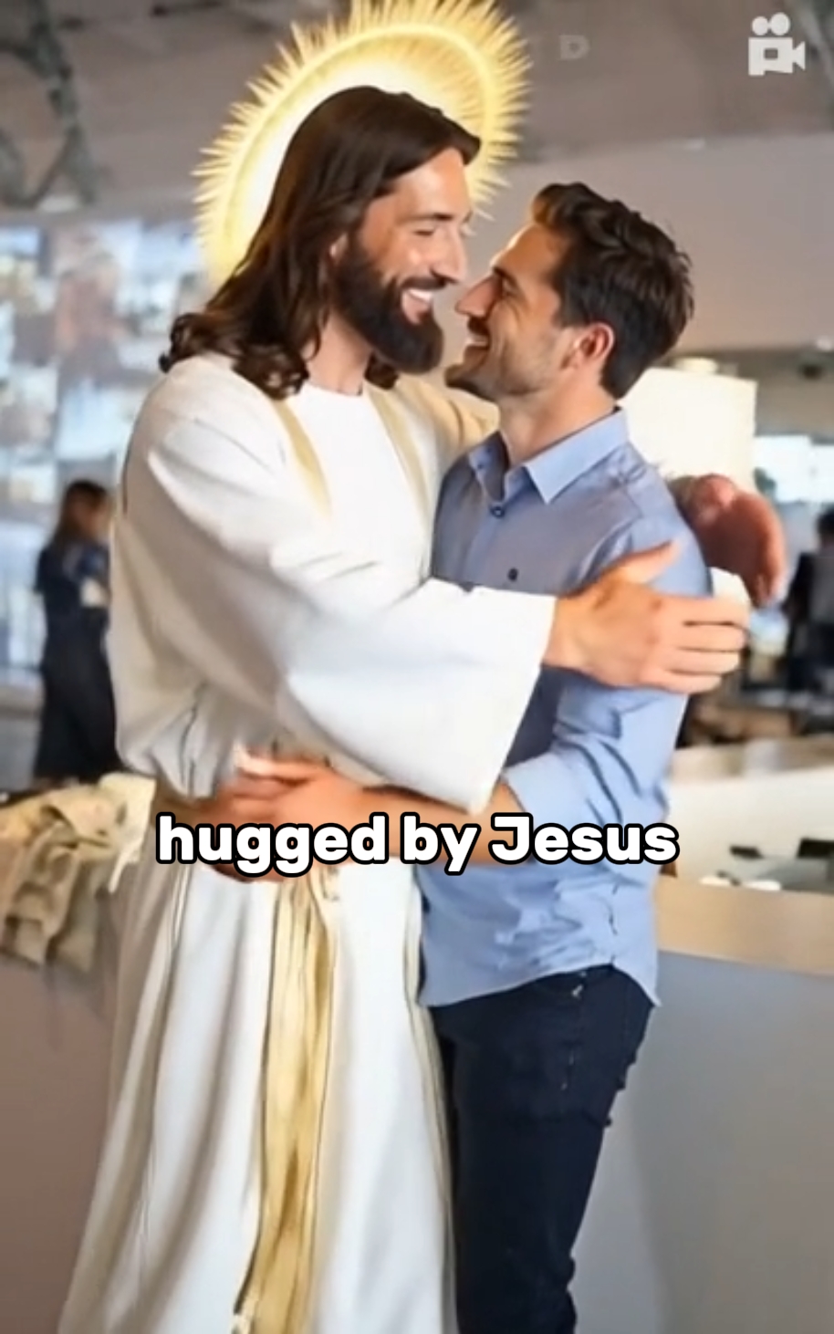 dipeluk Yesus