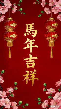 馬年吉慶,心想事成