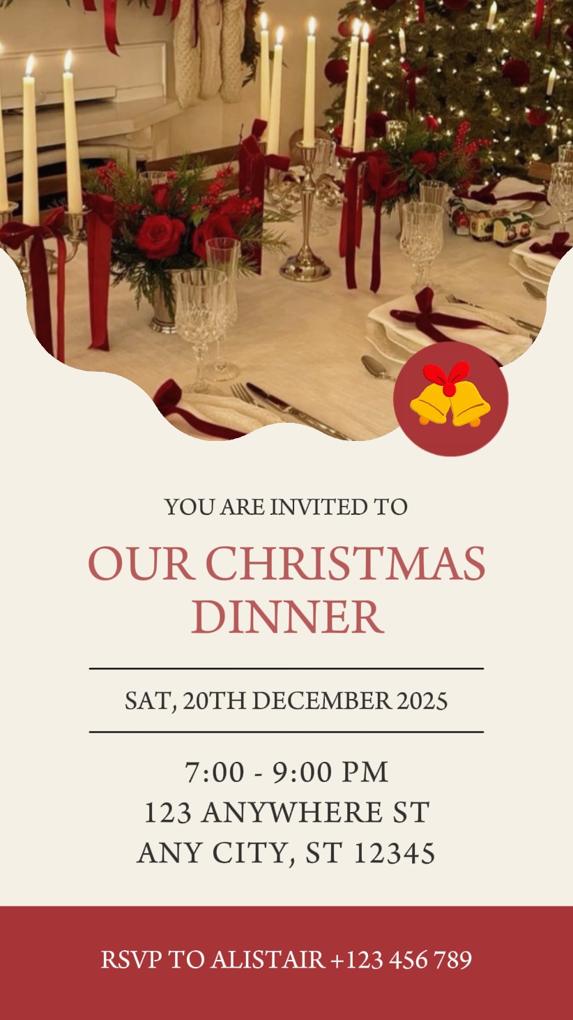 Invitación de Navidad