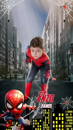 Moldura Homem Aranha