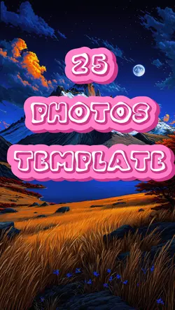 25 Photos Template