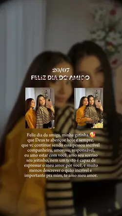 DIA DO AMIGO 