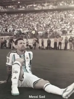 Messi sad