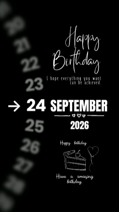 BIRTHDAY 24 SEPT